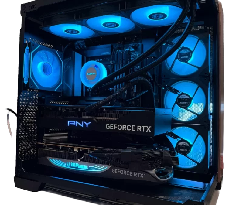 How Custom Lux Redefines Cooling and Performance in Dual RTX 5090 Workstations