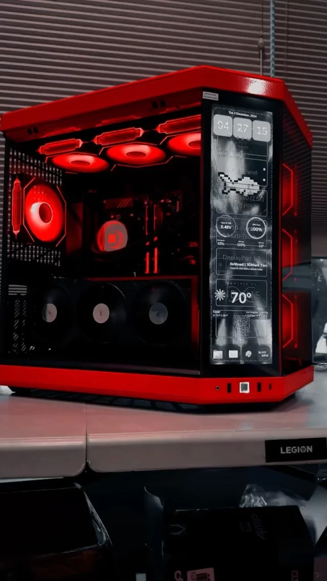 Amazing black and red PC for @bmwcoupelife87 in the @hytebrand Y70 Touch Infinite case. Level up your game today with Custom Lux PCs!

#custommade #rgblife #gamingpcbuild #exclusive