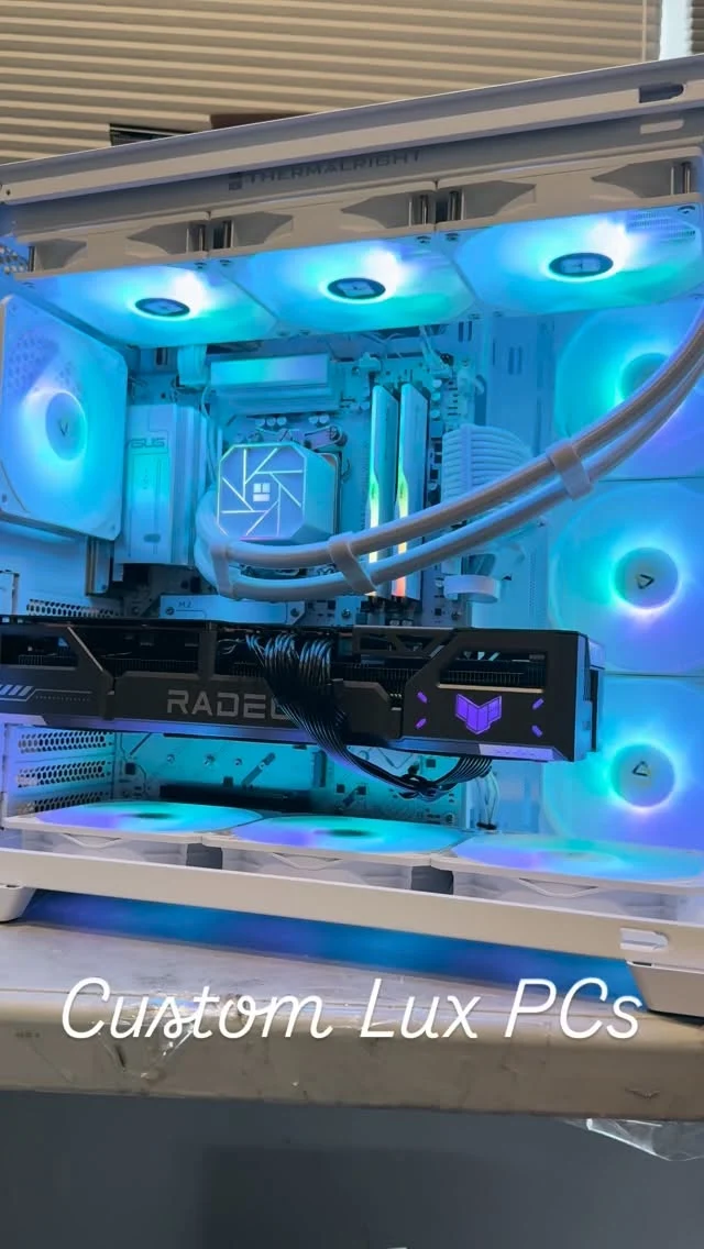 Level up this Summer with Custom Lux! Despite the tough market, are prices are lower than the competition. ✅✅✅

We accept financing and trade-ins too! With over 6 years of excellent business, we have been growing every month and we thank the community for the support and trust! Get started with a new build today. 

#gamingpcbuild #daytrading #buynowpaylater #rgbsetup #affordable